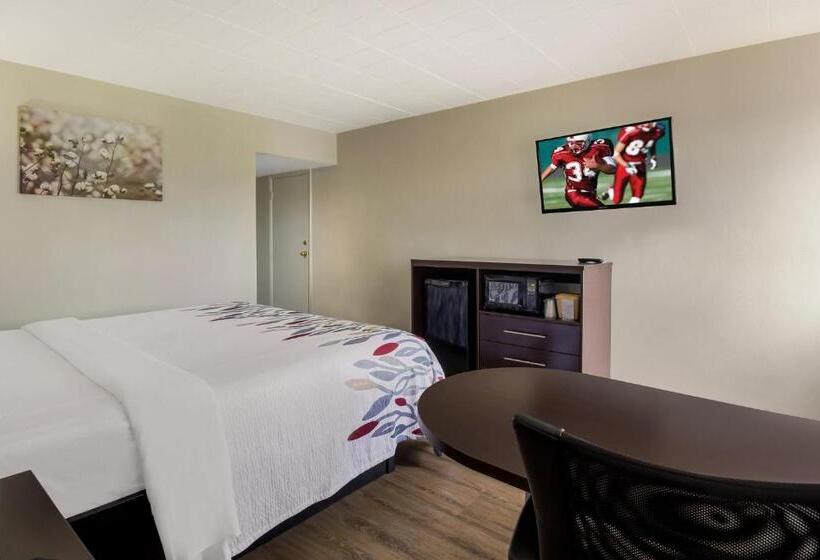 디럭스 룸 킹사이즈 침대, Red Roof Inn New Stanton