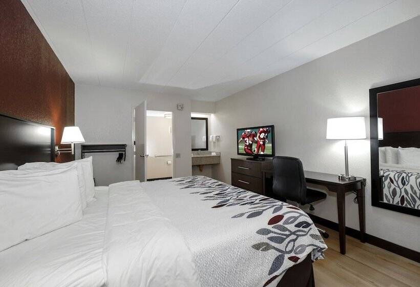 Номер Стандарт Двуспальная Кровать Адаптированный для Инвалидов, Red Roof Inn Danville, Pa