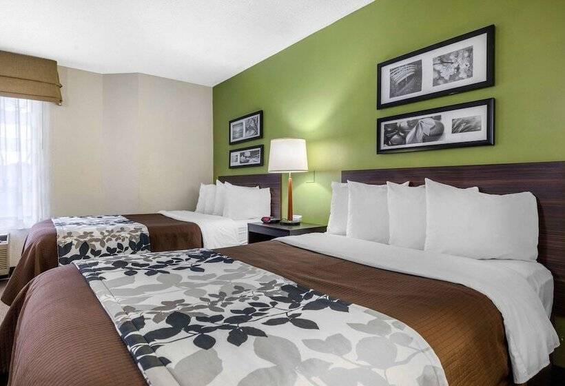 ２ダブルベッドのスタンダードルーム, Sleep Inn Near I 80 And I 94