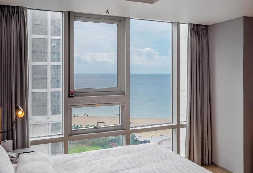 标准间侧面带海景, Haeundae Seacloud Hotel Residence