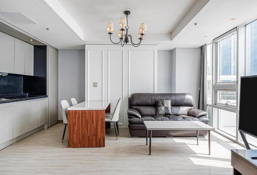 带海景的行政套房, Haeundae Seacloud Hotel Residence