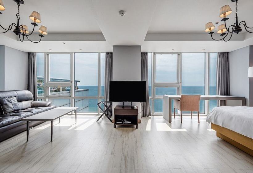 带海景的行政套房, Haeundae Seacloud Hotel Residence
