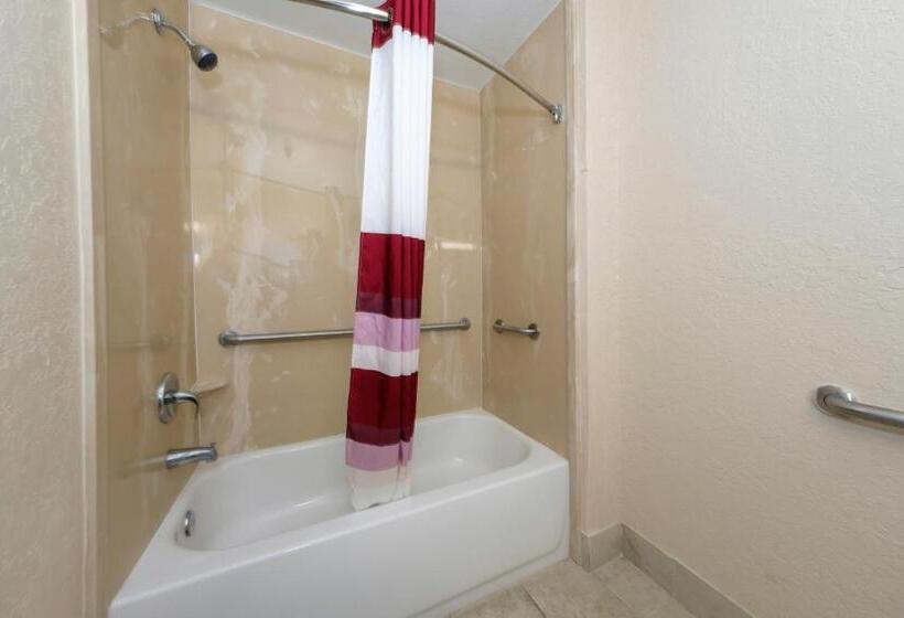 장애인을 위한 킹사이즈 침대 스탠다드 룸, Red Roof Inn Jacksonville  Cruise Port