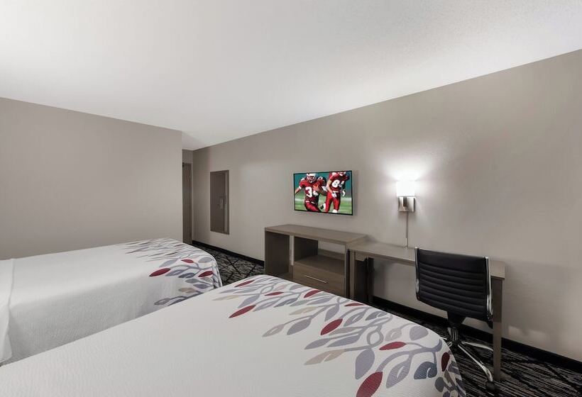 스탠다드 룸 더블 침대 2개, Red Roof Inn Mansfield