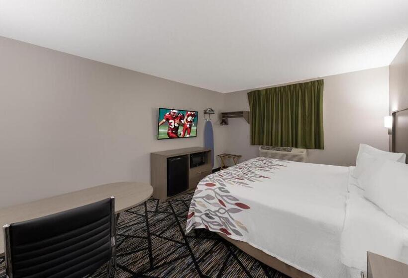 디럭스 룸 킹사이즈 침대, Red Roof Inn Mansfield