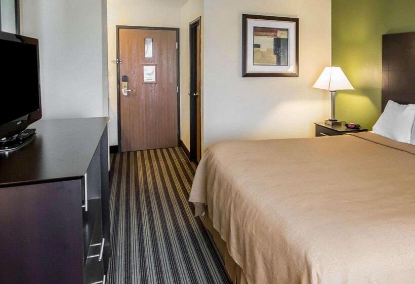 Quarto Estandar Cama King para Deficientes Físicos, Quality Inn Chesterton Near Indiana Dunes National Park I94