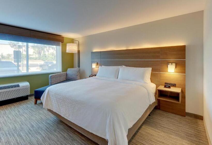 带大床的豪华间, Holiday Inn Express & Suites   Roanoke – Civic Center