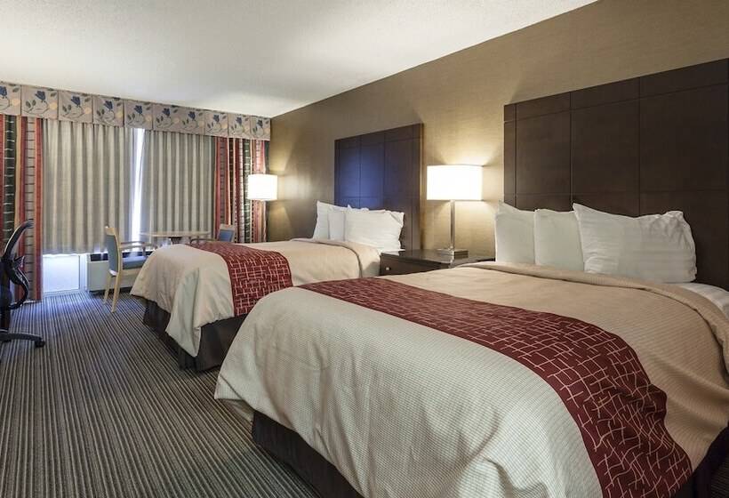 Номер Стандарт 2 Двуспальные Кровати, Red Roof Inn & Suites Dekalb