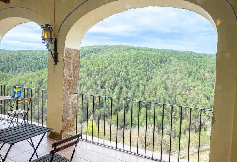 Стандартный внешний трехместный номер с ванной комнатой, Casa Rural Sant Petrus De Madrona