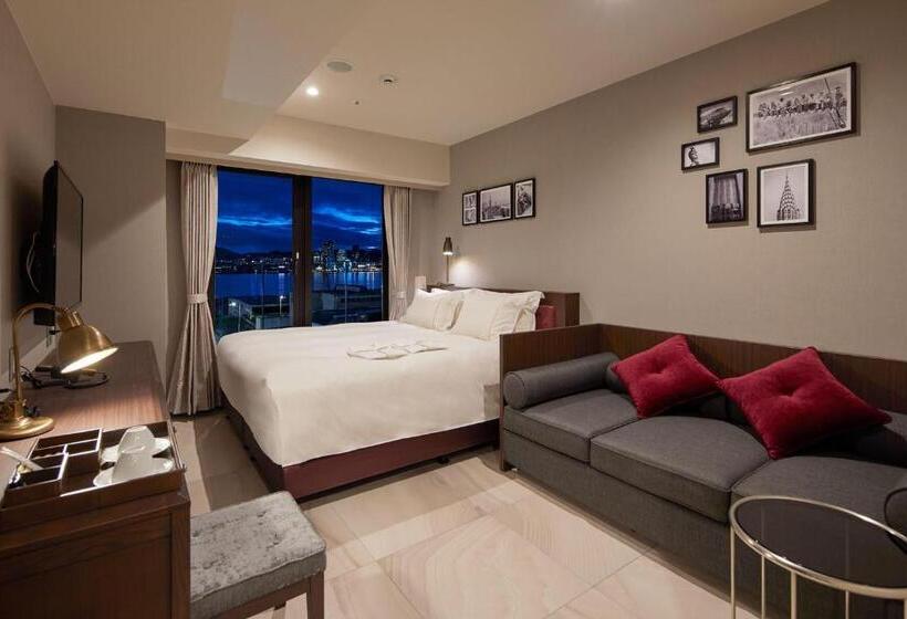 디럭스 룸 킹사이즈 침대, Centurion Hotel&spa Vintage Kobe