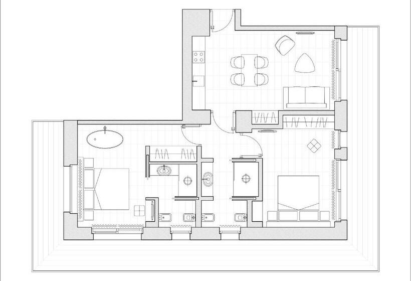 Apartamento 2 Dormitórios, Red Fox Lodge