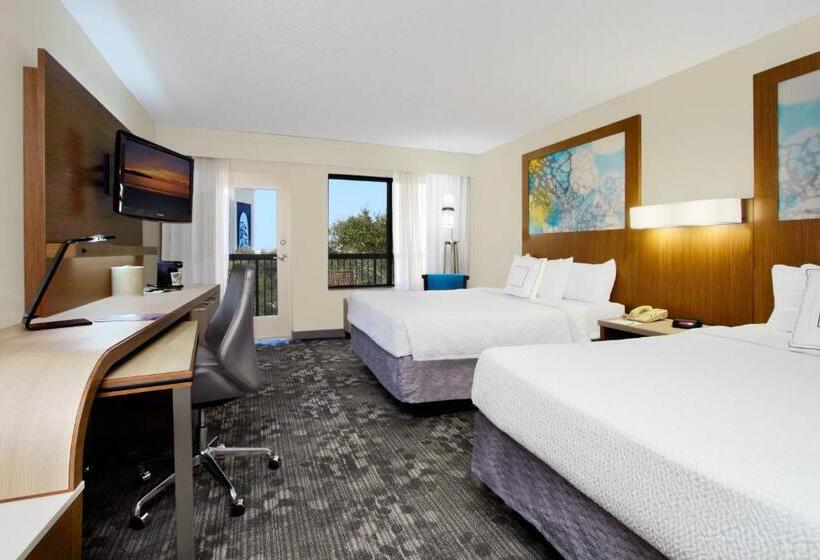 חדר סטנדרט עם מרפסת, Courtyard By Marriott Cocoa Beach Cape Canaveral