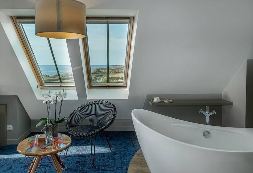 Номер Deluxe Вид на Море, Hostellerie De La Pointe Saint Mathieu   Spa & Restaurant