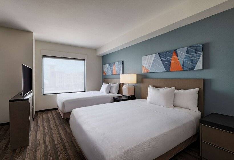 带四张床的标准工作室, Hyatt House Carlsbad