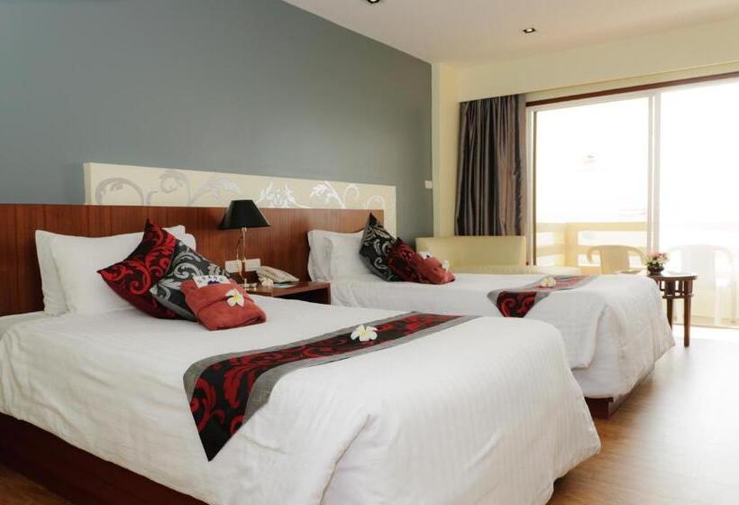 Quarto Superior Vista Mar Lateral, Grand Jomtien Palace Hotel   Sha Extra Plus