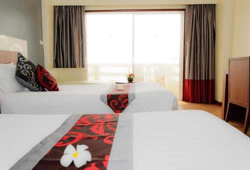 Quarto Deluxe Vista Mar, Grand Jomtien Palace Hotel   Sha Extra Plus