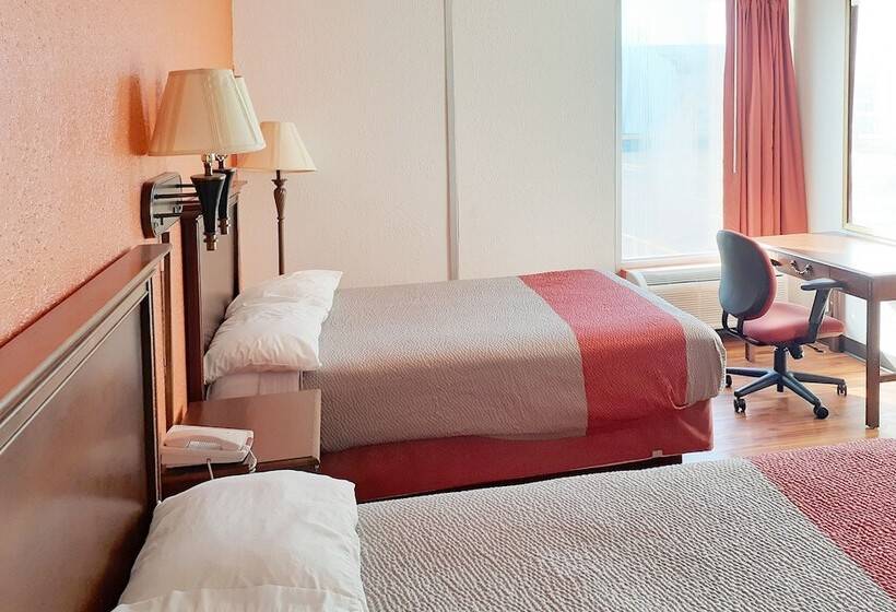 Номер Стандарт 2 Двуспальные Кровати, Oyo Hotel Mona Lake Muskegon