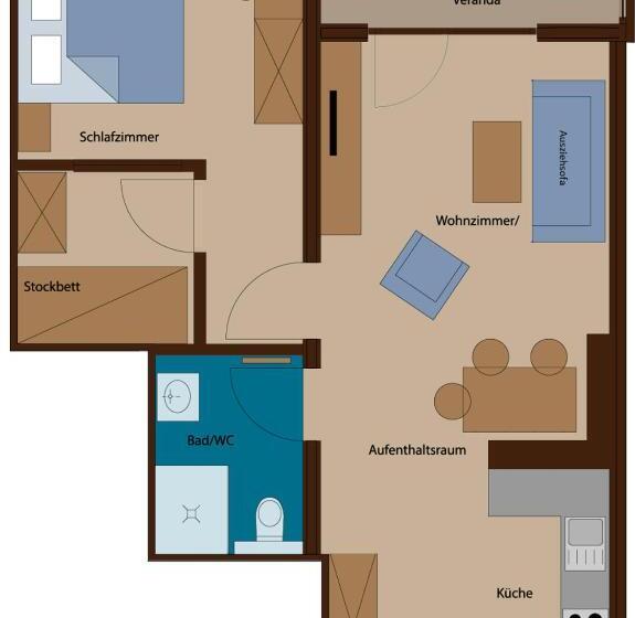 Апартаменты 1 Спальня, Rössle Appartements