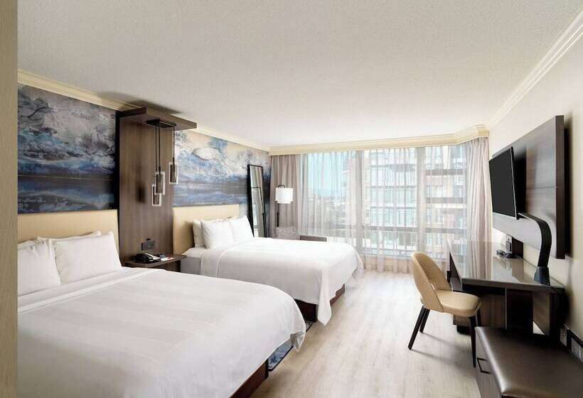 ２ダブルベッドのスタンダードルーム, Victoria Marriott Inner Harbour