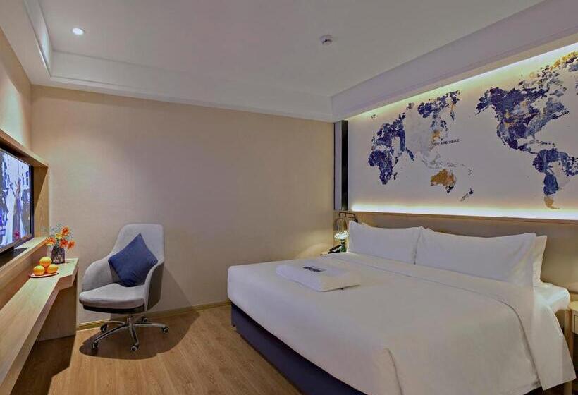 Стандартный Номер Кровать Кинг, Kyriad Hotel Leiyang West Lake Amusement Park