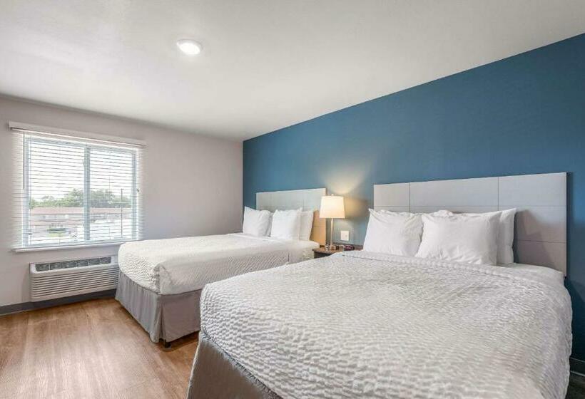Pokój Standard 2 Łóżka Małżeńskie, Woodspring Suites Chicago Midway