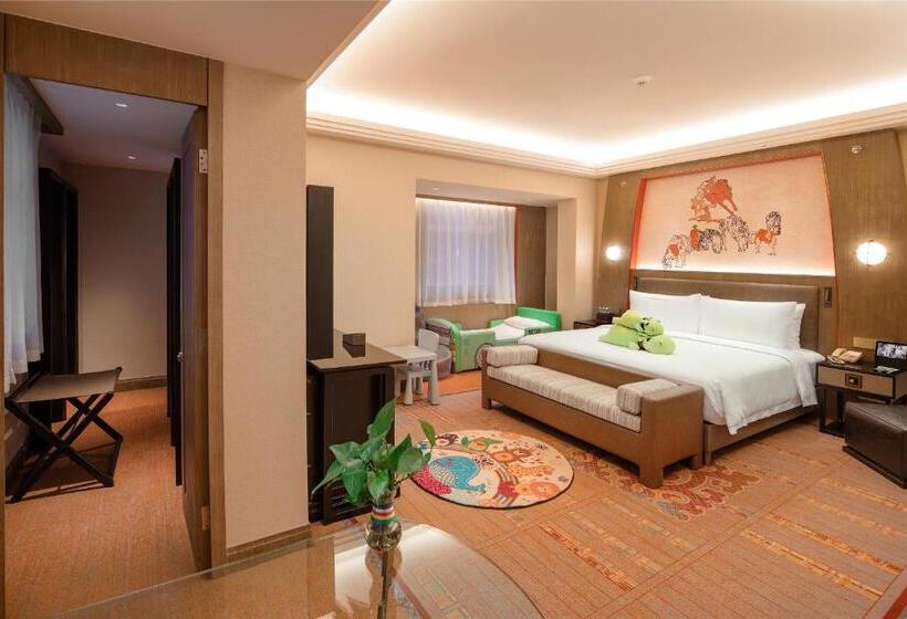 اتاق لوکس خانوادگی, Chengdu Tibetan Hotel Free Welcome Tibetan Tea