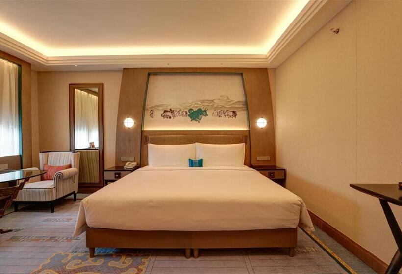 اتاق لوکس با تخت بزرگ, Chengdu Tibetan Hotel Free Welcome Tibetan Tea