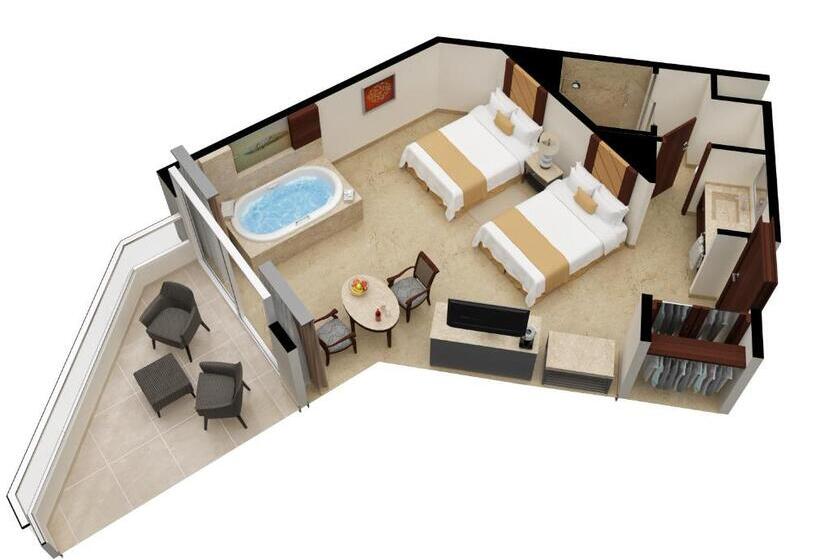 Cameră Superioară cu Vedere spre Grădina, Moon Palace Nizuc  All Inclusive