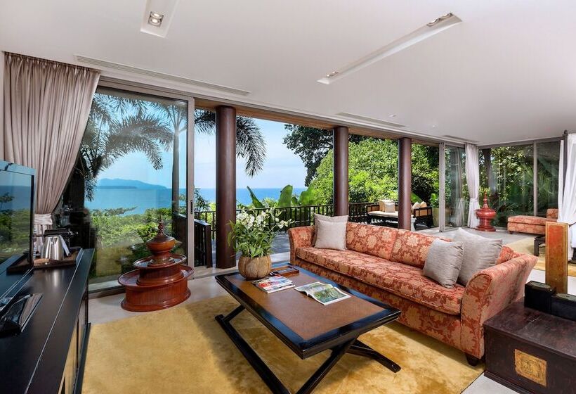اتاق استاندارد با چشم‌انداز دریا, Trisara Villas & Residences Phuket