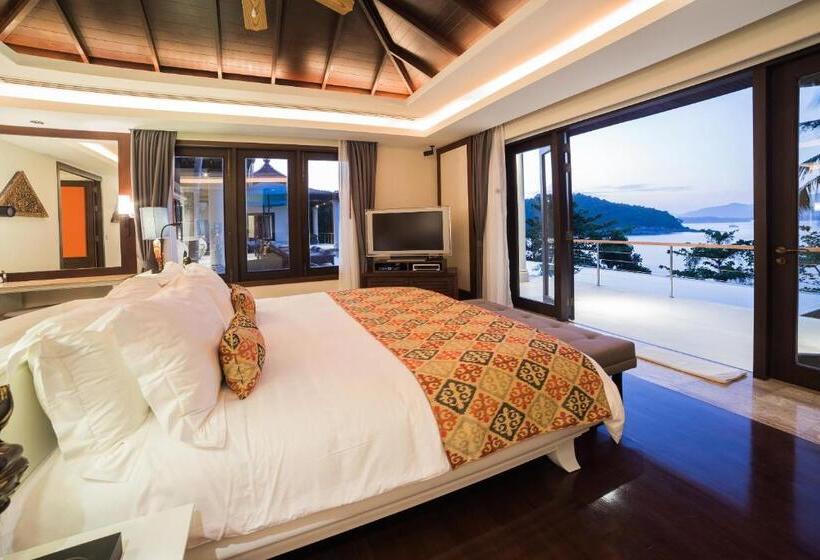 اتاق استاندارد با چشم‌انداز دریا, Trisara Villas & Residences Phuket