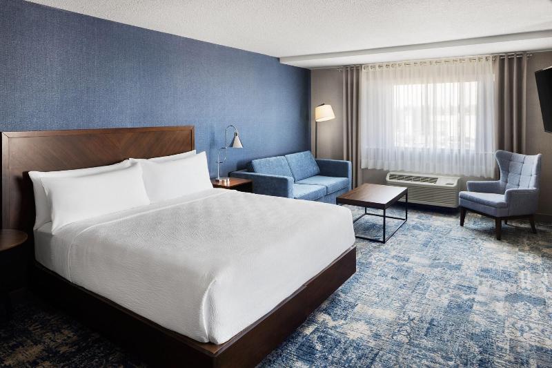 キングサイドベッドのスタンダードワンルーム, Four Points By Sheraton Edmonton South