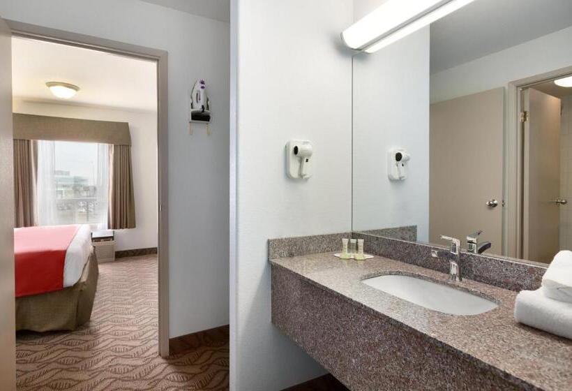 キングサイズベッドのスイートルーム, Super 8 By Wyndham Calgary Shawnessy Area