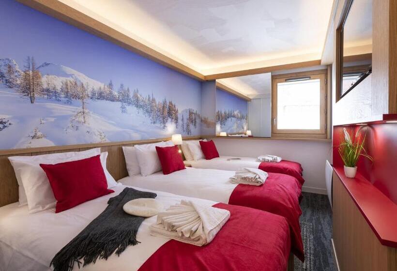 اتاق استاندارد سه نفره, Hôtel Club Mmv Plagne 2000