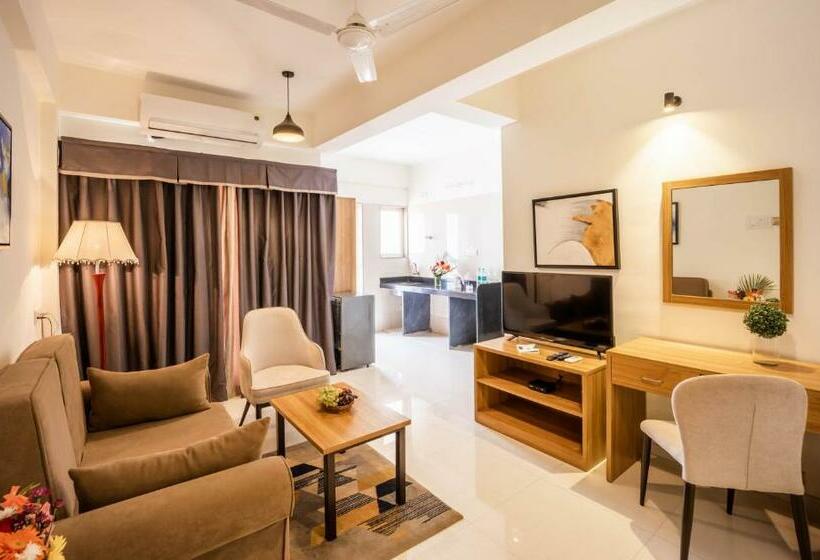 디럭스 룸, Reemz Beach Heaven , Anjuna