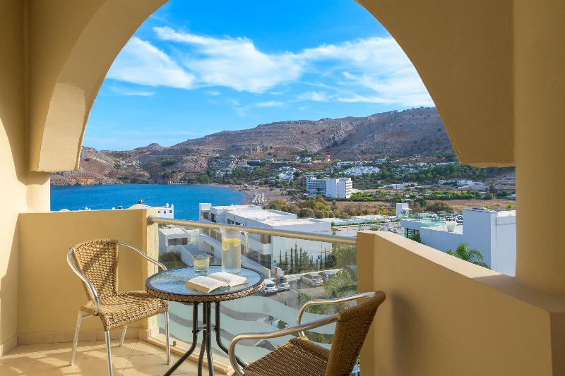 高级房间侧面带海景, Lindos Royal Resort