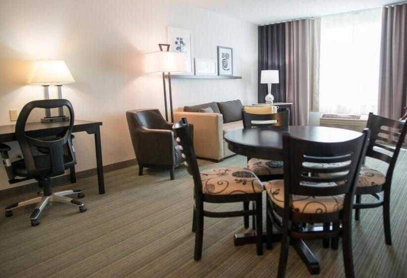 מיטת קינג בסוויטה, Country Inn & Suites By Radisson, Effingham, Il