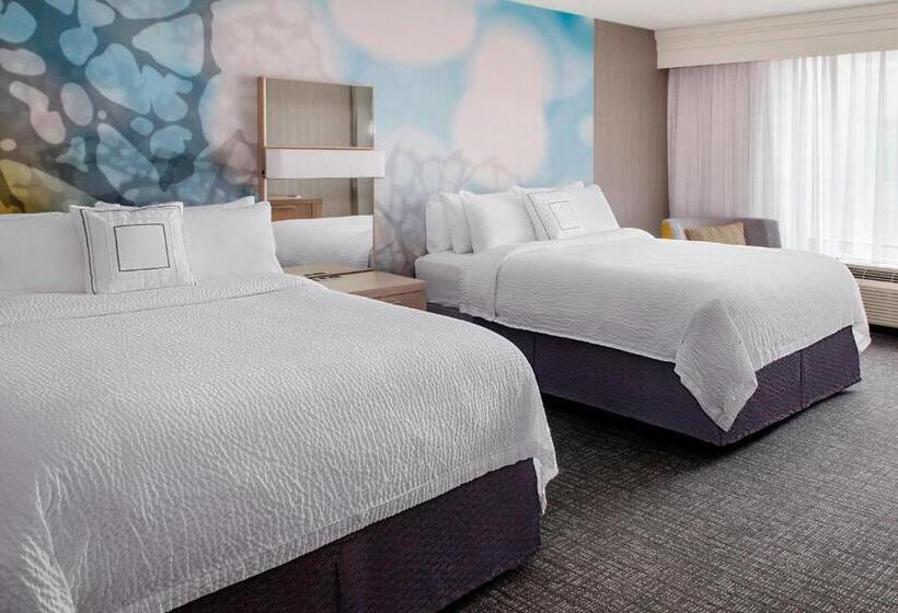Номер Стандарт 2 Двуспальные Кровати, Courtyard Charlotte City Center