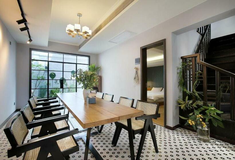 패밀리 룸, Shanghai Downtown Hills Boutique Guesthouse   Near Metro Line 7, Exit 3, Changping Road