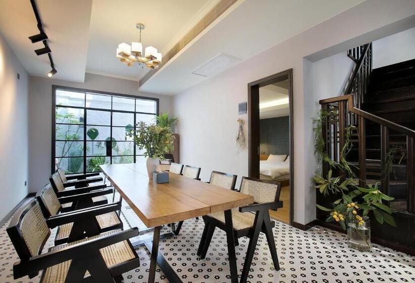 스탠다드 내측 룸, Shanghai Downtown Hills Boutique Guesthouse   Near Metro Line 7, Exit 3, Changping Road