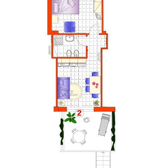 Apartamento 1 Dormitório com Terraço, Residence Villa Al Lido