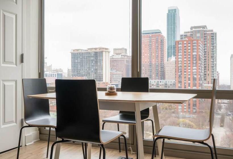 1 Szobás Comfortos Apartman, Kasa South Loop Chicago