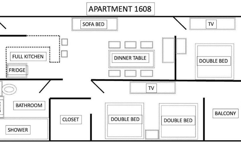 Apartamento Deluxe 1 Dormitório, Condo In Ocean Front Resort