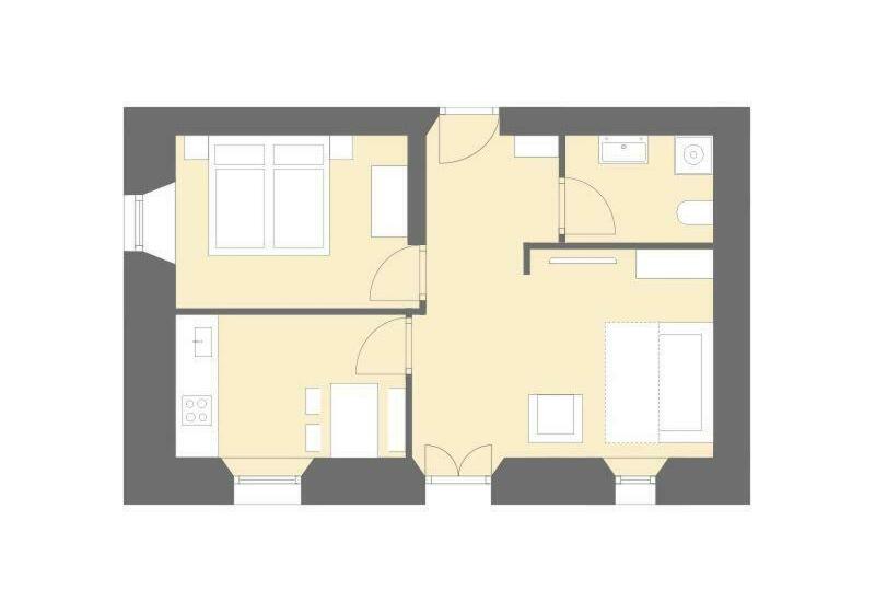 Апартаменты Superior 1 Спальня, Residence Traube