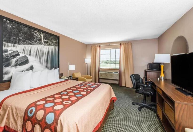 Люкс Deluxe Кровать Кинг, Super 8 By Wyndham Winfield Quail Ridge Area