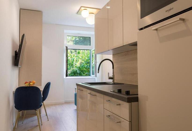 استودیو استاندارد با چشم‌انداز باغ, Green Park Luxury Rooms