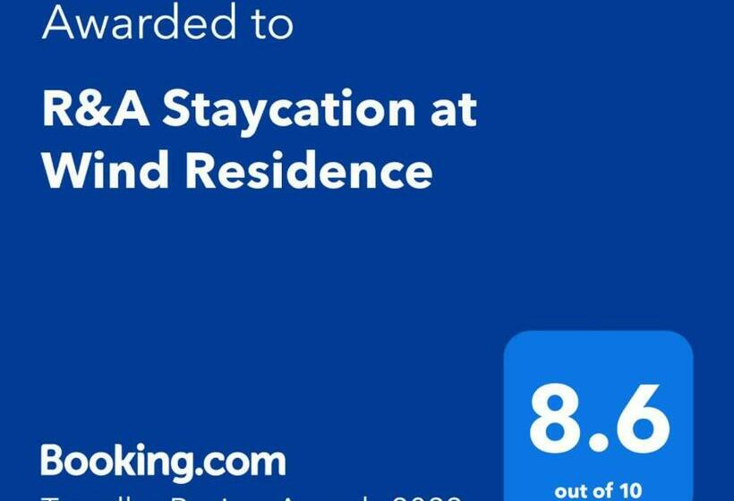 آپارتمان 1 خوابه با تراس, R&a Staycation At Wind Residence