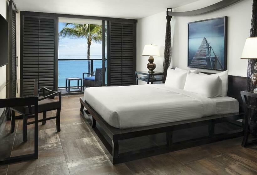 带大床的套房, Tideline Palm Beach Ocean Resort And Spa