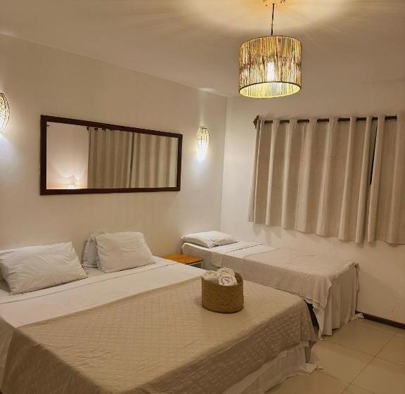 חדר סטנדרט לארבעה, Pousada Maxitalia Beach