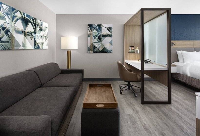 스탠다드 스튜디오 더블 침대, Springhill Suites By Marriott East Rutherford Meadowlands Carlstadt