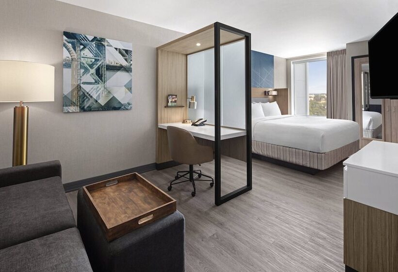 스탠다드 스튜디오 더블 침대, Springhill Suites By Marriott East Rutherford Meadowlands Carlstadt